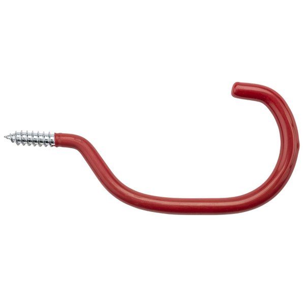 National Hardware 5.88 in. L Vinyl Coated Red Steel Bicycle Hook 40 lb. cap. N188-007